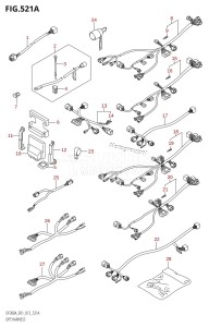 DF250A From 25003P-310001 (E01 E40)  2013 drawing OPT:HARNESS