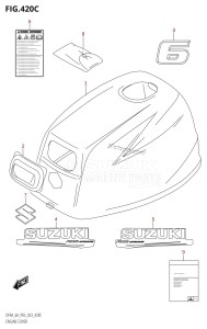 DF4A From 00403F-040001 (P03)  2020 drawing ENGINE COVER (DF6A:020)