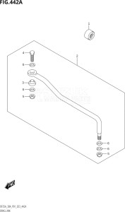 02504F-240001 (2022) 25hp P01-Gen. Export 1 (DF25A    DF25AT    DF25ATH    DT25K) DF25A drawing DRAG LINK (DF25AT,DF30AR,DF30AT)