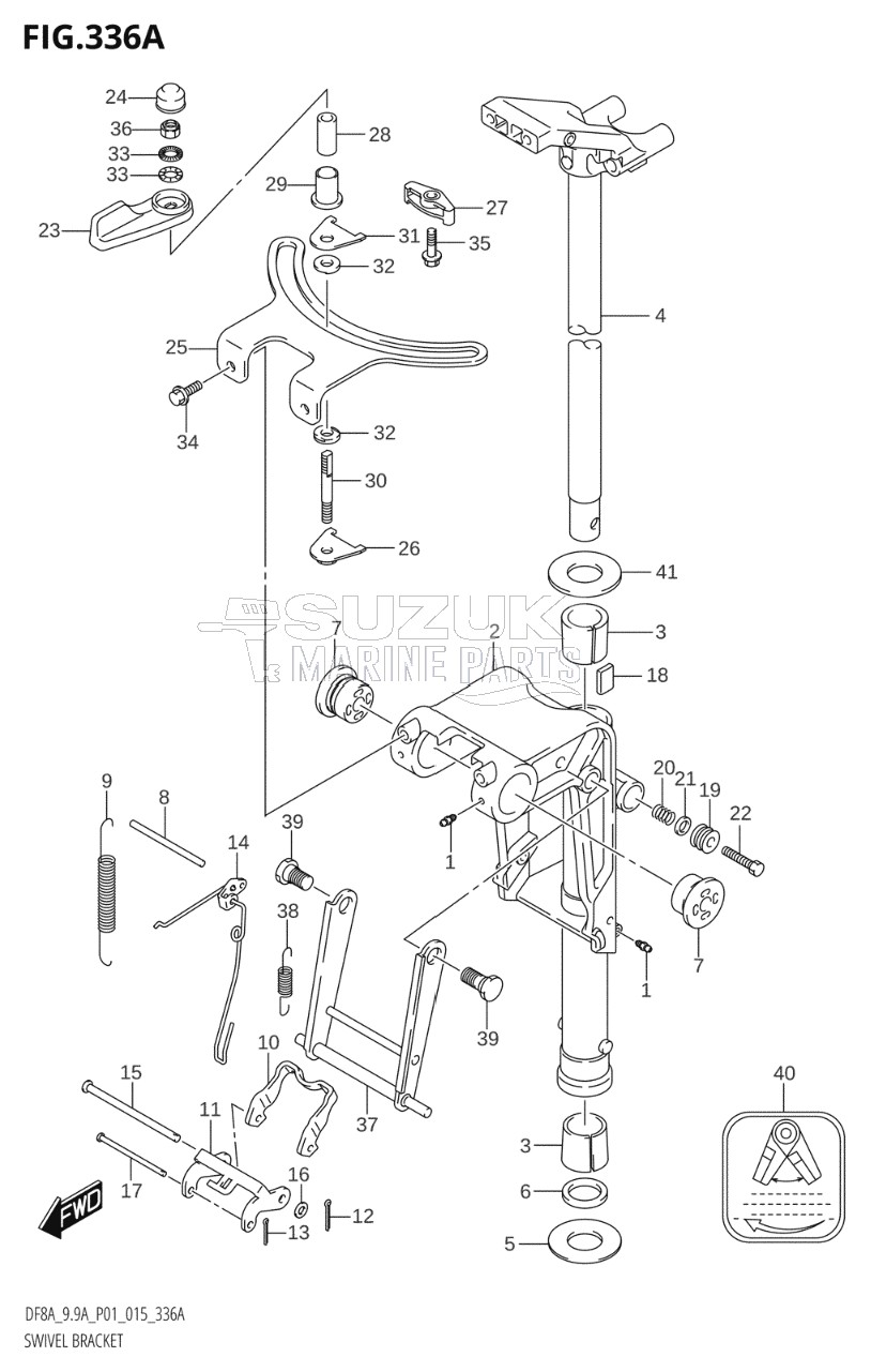 SWIVEL BRACKET (DF8A:P01)