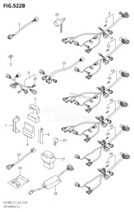 DF140BG From 14004F-340001 (E11 E40)  2023 drawing OPT:HARNESS (1) (022,023)