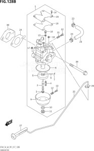 00403F-710001 (2017) 4hp P01-Gen. Export 1 (DF4A) DF4A drawing CARBURETOR (DF5A:P01)