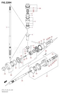 DF175Z From 17502Z-210001 (E01 E40)  2012 drawing TRANSMISSION (DF175Z:E40)