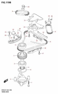 DF200Z From 20002Z-040001 (E01 E40)  2020 drawing TIMING CHAIN (DF250ST)