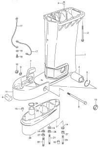 DT60 From 06002-751001 ()  1997 drawing DRIVESHAFT HOUSING