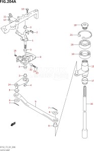 17501Z-680001 (2006) 175hp E01-Gen. Export 1 (DF175ZK6) DF175Z drawing CLUTCH SHAFT