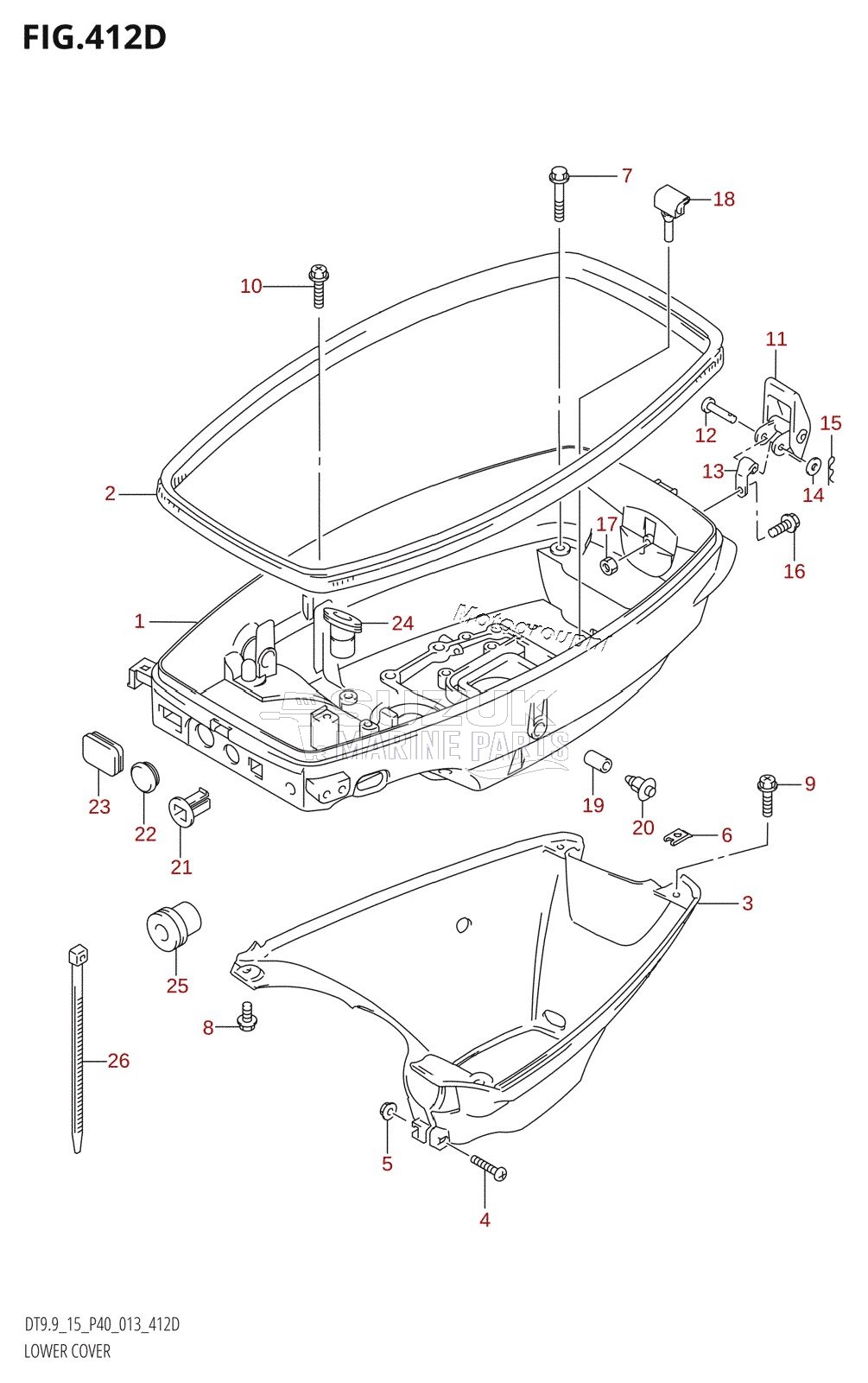 LOWER COVER (DT15:P40)