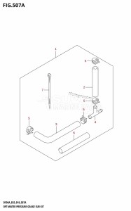 DF80A From 08002F-810001 (E03)  2018 drawing OPT:WATER PRESSURE GAUGE SUB KIT