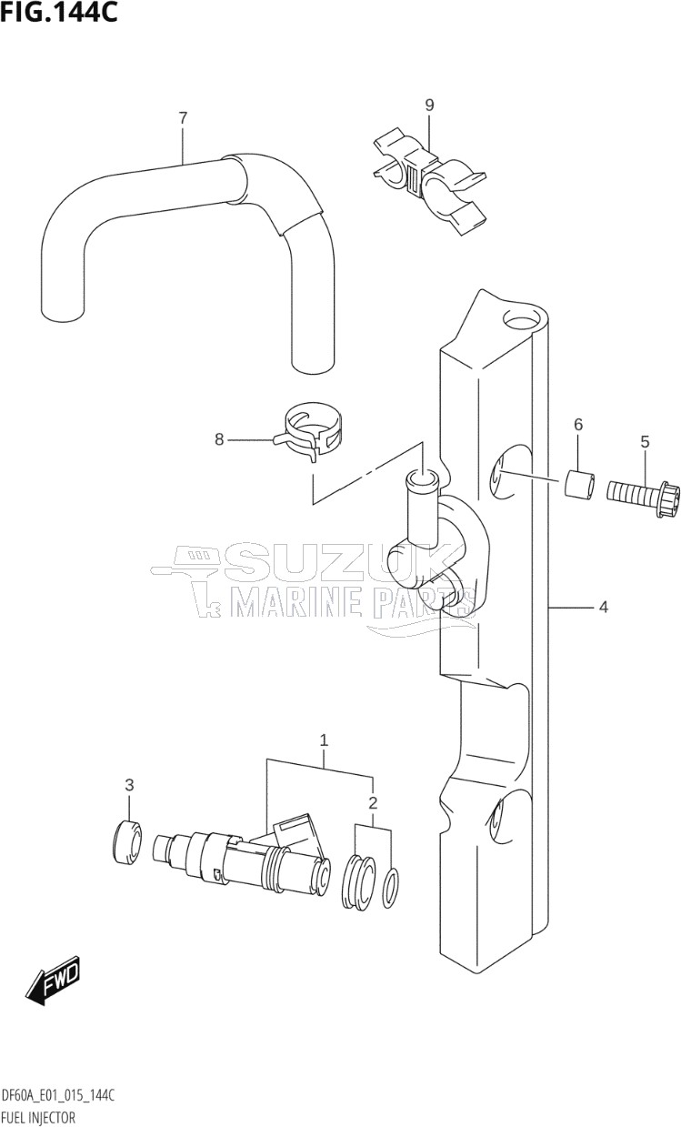 FUEL INJECTOR (DF40ATH:E01)