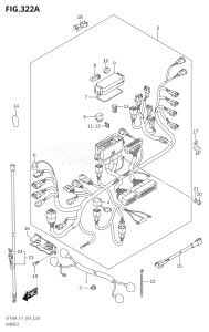 11504F-810001 (2018) 115hp E03-USA (DF115AST) DF115AST drawing HARNESS (DF100AT)