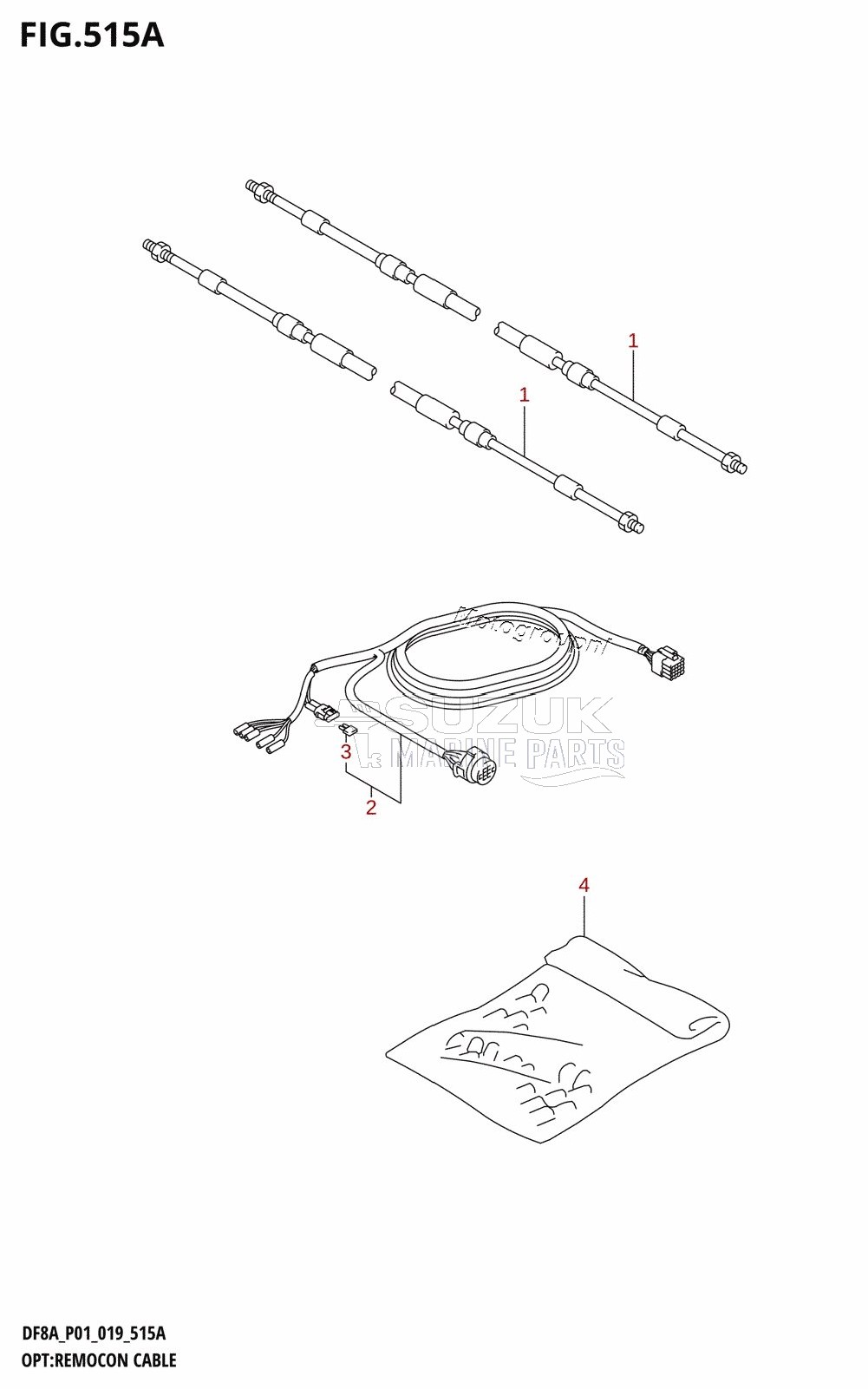 OPT:REMOCON CABLE (DF8A,DF9.9A)