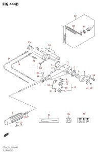 DF9.9B From 00995F-310001 (P01)  2013 drawing TILLER HANDLE (DF20A:P40)