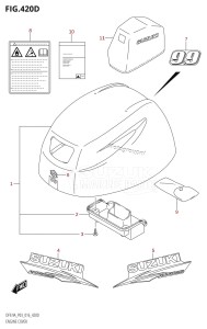 DF9.9A From 00994F-610001 (P03)  2016 drawing ENGINE COVER (DF9.9AR:P03)