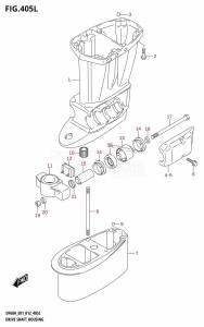 DF50A From 05003F-210001 (E01)  2012 drawing DRIVE SHAFT HOUSING (DF60ATH:E40)