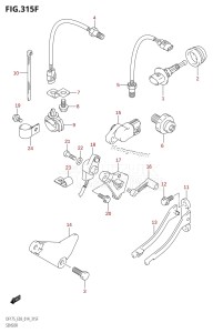 DF175TG From 17502F-410001 (E03)  2014 drawing SENSOR (DF175TG:E03)