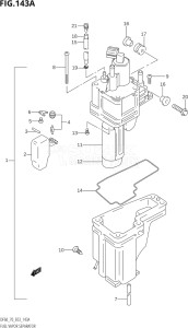 06001F-861001 (1998) 60hp E03-USA (DF60TW) DF60 drawing FUEL VAPOR SEPARATOR (W,X)