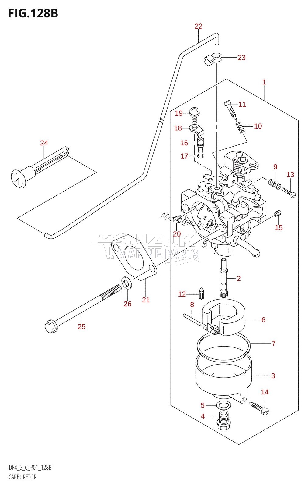 CARBURETOR (DF6:K3)