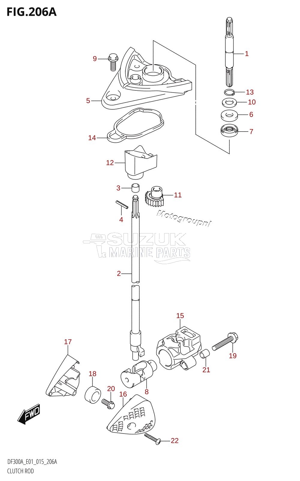 CLUTCH ROD