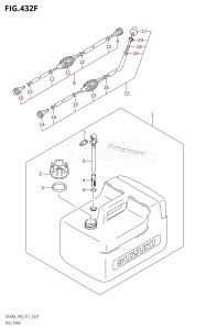 DT40 From 04005K-710001 ()  2017 drawing FUEL TANK (DT40WK:P40)