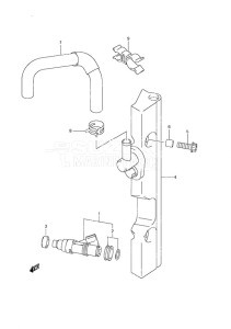 DF 40A drawing Fuel Injector