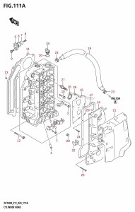 DF140BT From 14005F-440001 (E11 - E40)  2024 drawing CYLINDER HEAD