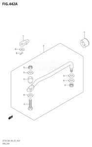 09003F-010001 (2010) 90hp E03-USA (DF90ATK10) DF90A drawing DRAG LINK