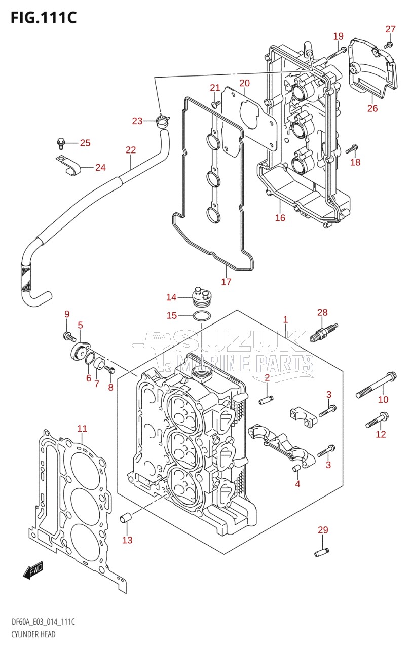 CYLINDER HEAD (DF60A)