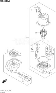 15004F-040001 (2020) 150hp E03-USA (DF150AST) DF150AST drawing PTT MOTOR