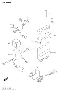 DF80A From 08002F-610001 (E01 E40)  2016 drawing PTT SWITCH /​ ENGINE CONTROL UNIT (DF90A:E01)