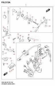 DF30A From 03003F-510001 (P01 P40)  2015 drawing OPT:REMOTE CONTROL PARTS (DF25A:P01)