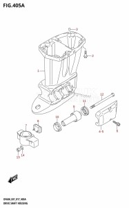 DF50A From 05003F-710001 (E01)  2017 drawing DRIVE SHAFT HOUSING (DF40A:E01)