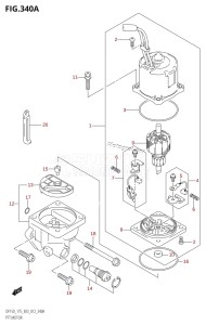 DF150Z From 15002Z-210001 (E03)  2012 drawing PTT MOTOR