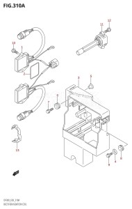 DF300 From 30002F-010001 (E03)  2010 drawing RECTIFIER /​ IGNITION COIL