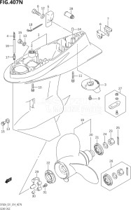 05004F-410001 (2014) 50hp E01-Gen. Export 1 (DF50AVT  DF50AVTH) DF50A drawing GEAR CASE (DF50AVT:E01)