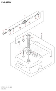 DT15 From 01503K-310001 (P36-)  2013 drawing FUEL TANK (DT15:P40)