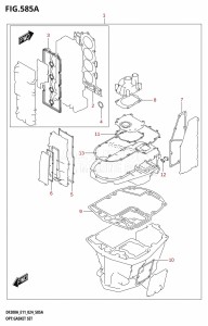 DF200AT From 20003F-440001 (E03 E11 E40)  2024 drawing OPT:GASKET SET