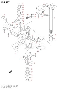 DF40A From 04004F-210001 (E34-Italy)  2012 drawing SWIVEL BRACKET (DF40AQH E01)