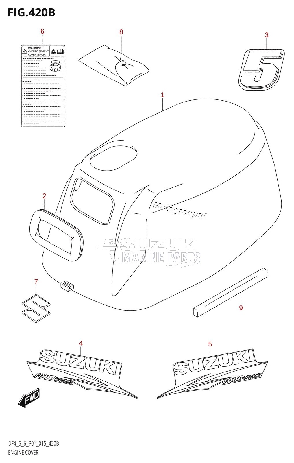 ENGINE COVER (DF5:P01)