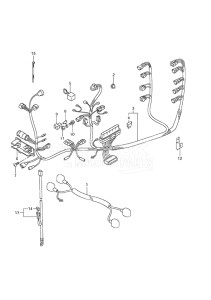 Outboard DF 140 drawing Harness