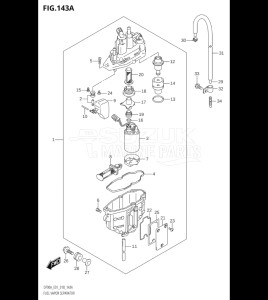 10004F-810001 (2018) 100hp E01 E40-Gen. Export 1 - Costa Rica (DF100BT) DF100B drawing FUEL VAPOR SEPARATOR (E01)