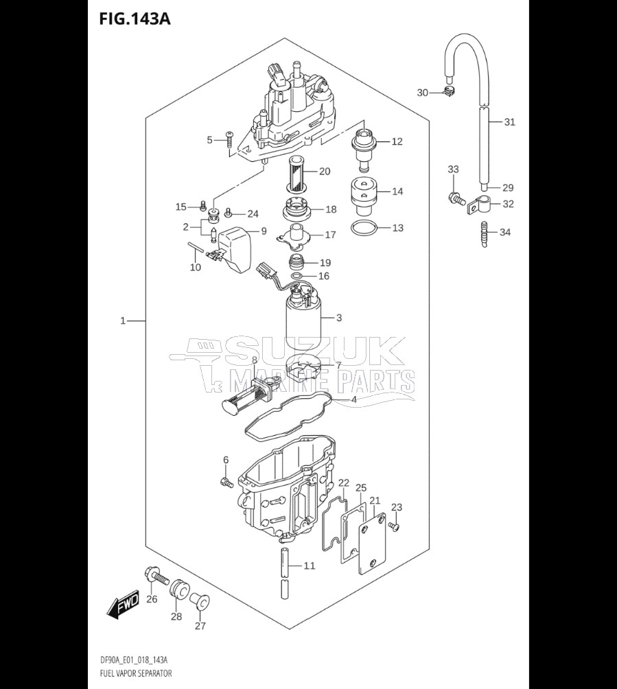 FUEL VAPOR SEPARATOR (E01)