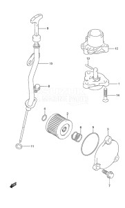 Outboard DF 9.9B drawing Oil Pump