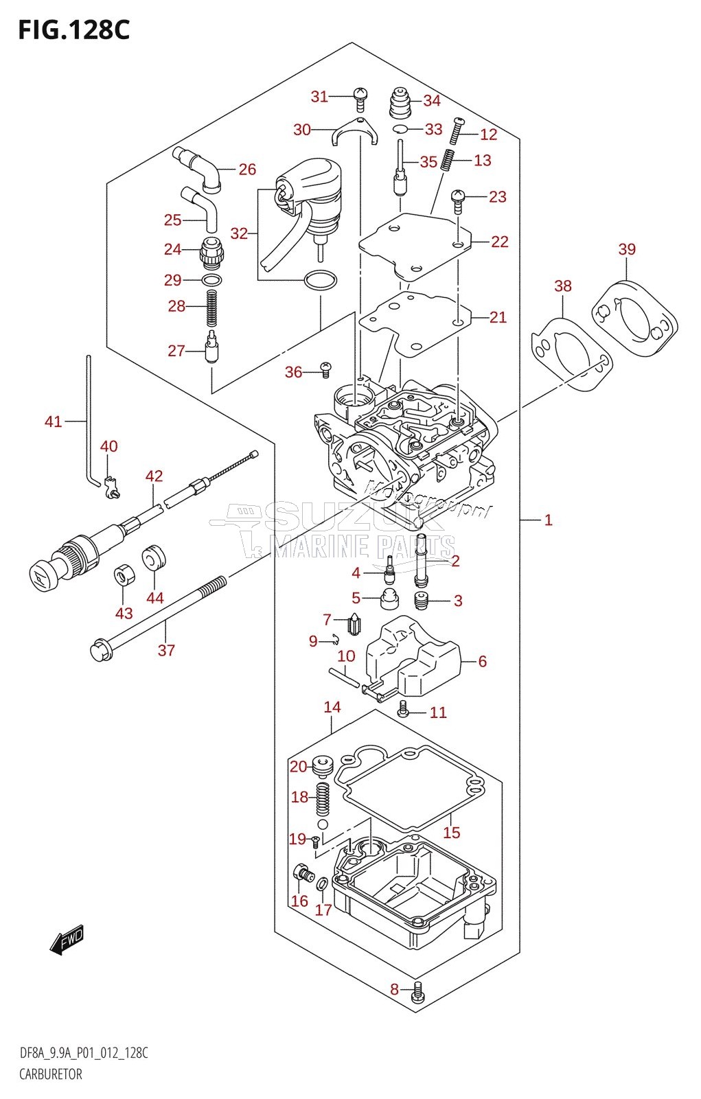 CARBURETOR (DF9.9A:P01)