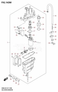 DF40A From 04003F-710001 (E01)  2017 drawing FUEL VAPOR SEPARATOR (DF60ATH:E40)