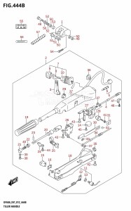 DF50A From 05003F-210001 (E01)  2012 drawing TILLER HANDLE (DF50ATH:E01)