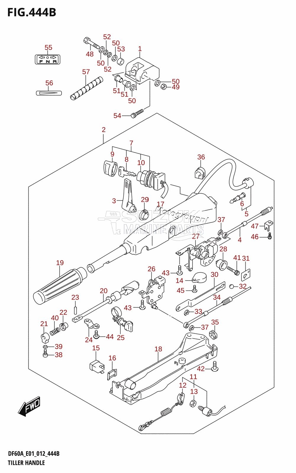 TILLER HANDLE (DF50ATH:E01)