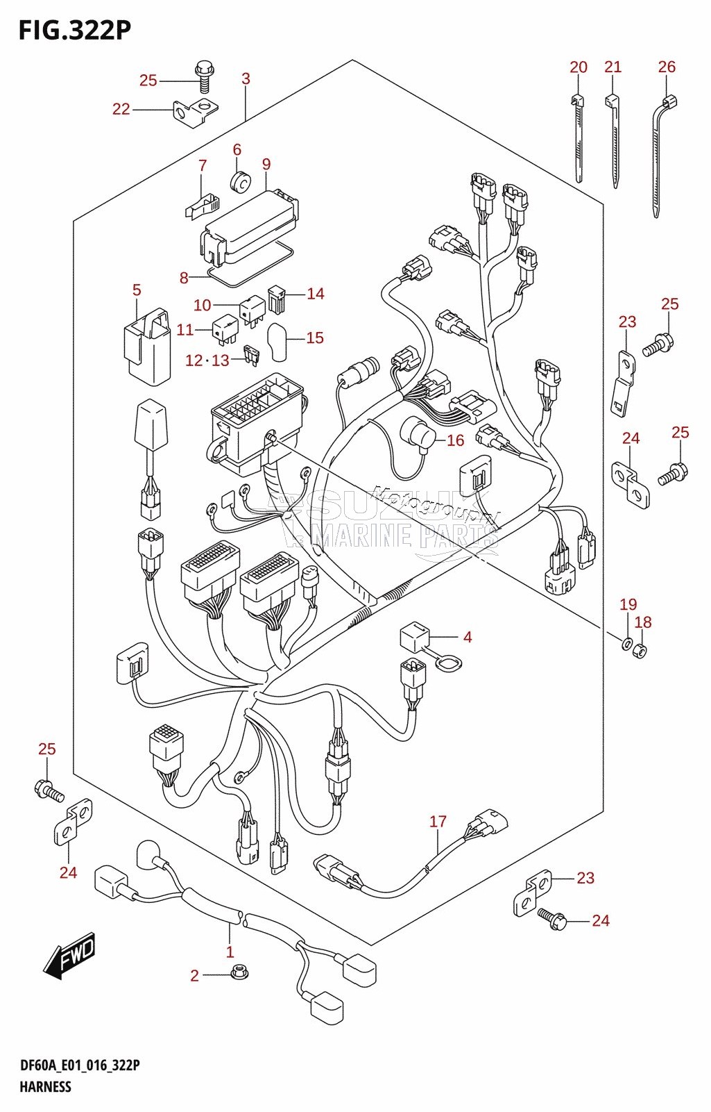 HARNESS (DF50AVTH:E01)