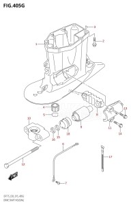 DF175ZG From 17502Z-510001 (E03)  2015 drawing DRIVE SHAFT HOUSING (DF175Z:E03)