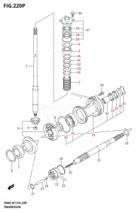 DF40A From 04003F-410001 (E01)  2014 drawing TRANSMISSION (DF50AVTH:E01)