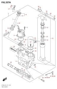 DF250A From 25003P-710001 (E01 E40)  2017 drawing TRIM CYLINDER